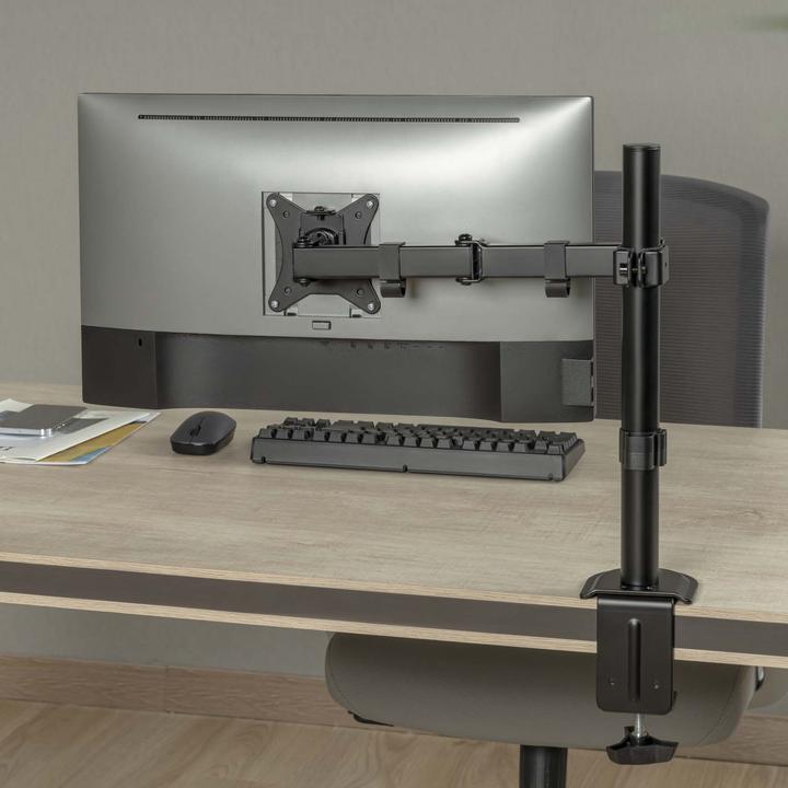 Produktbild Wiltec Monitorhalterung bis 32" Bildschirmhalterung bis 9kg Tischklemme VESA (Tisch, 32", 9 kg)