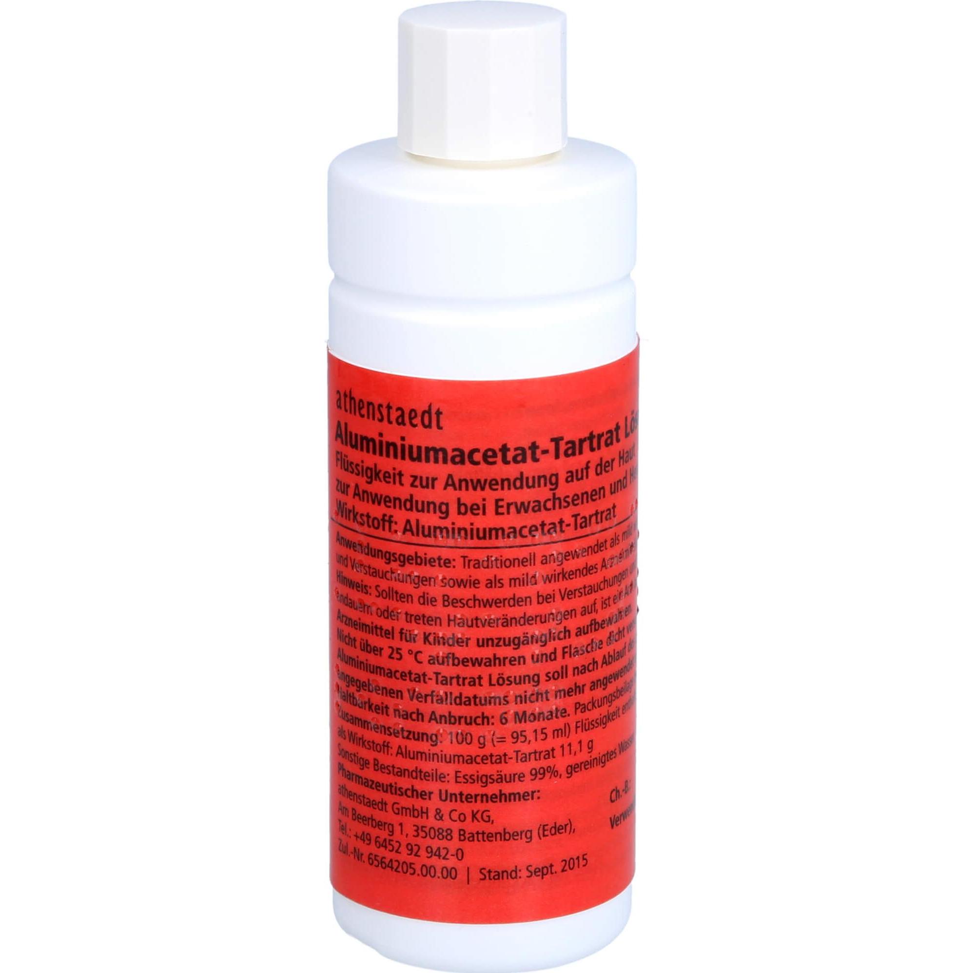 Athenstaedt, Muskelsalbe + Kühlpad, Aluminiumacetat-Tartrat Lösung, 100 g Lösung (1 x)