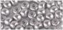 Image du produit Rayher Perles de rocaille, 3mm ø, argent, 200 pièces