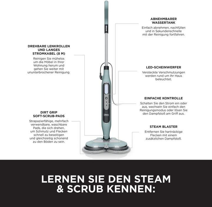 Produktbild Shark Pulitore a Vapore AutoSteam per Pulizia e Sgrassatura