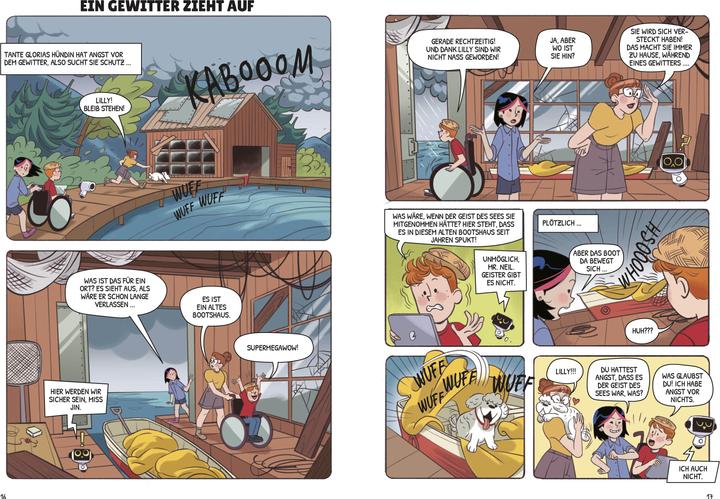 Actual product image National Geographic Wildes Wetter. Entdecke die extremsten Phänomene (Kreativ lernen mit Comics) (German, Fausto Chiodoni, Martina Naldi, Massimo Miato, Valentina Cambi, 2024)