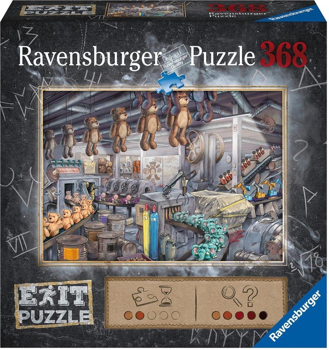 Actual product image Ravensburger Pz. EXIT In the toy factory 368T (368 pieces)