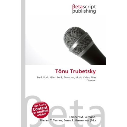 Tõnu Trubetsky, Fachbücher von Lambert M. Surhone, Miriam T. Timpledon, Susan F. Marseken