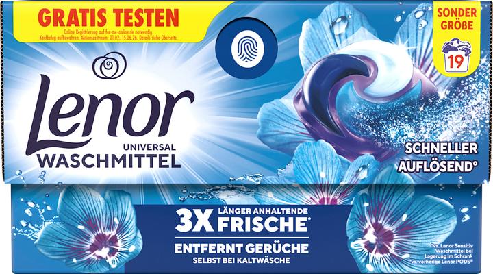 Lenor All-in-1 Pods Aprilfrisch Waschmittel 19 WL (19 Waschgänge, Pods)