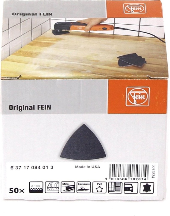 Produktbild Fein Deltaschleifpapier mit Klett (100)