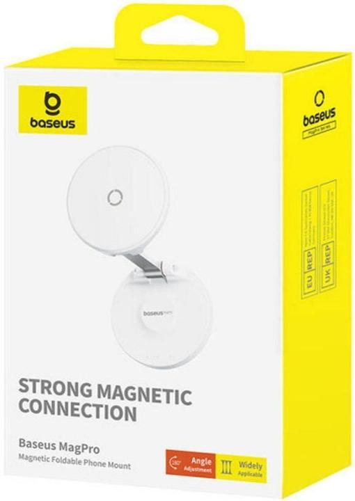 Actual product image Baseus Magnetic Desktop Phone Stand MagPro self-adhesive (white)