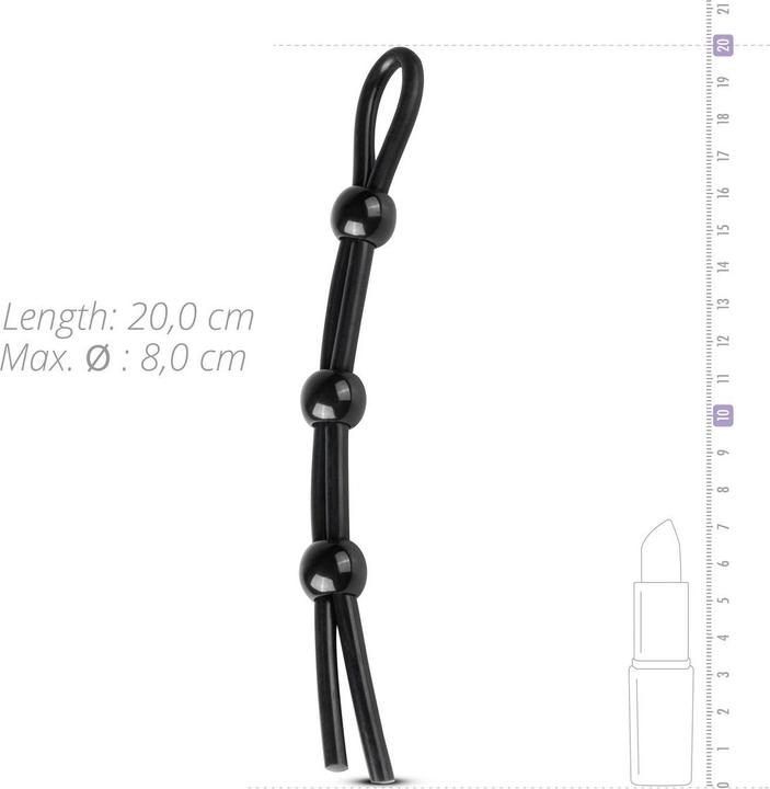 Immagine prodotto Easytoys Dreifacher verstellbarer Cockring (8 cm)