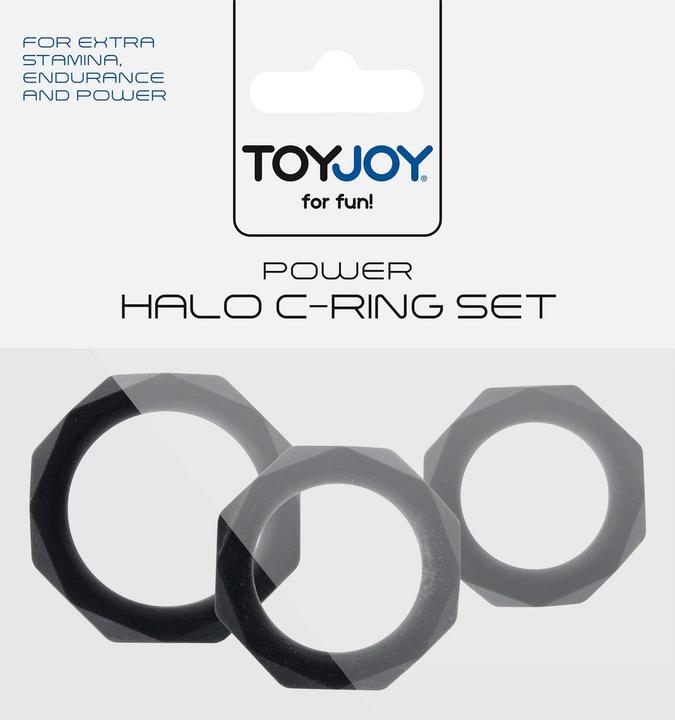 Actual product image ToyJoy Power Halo C-Ring Set (3.60 cm)