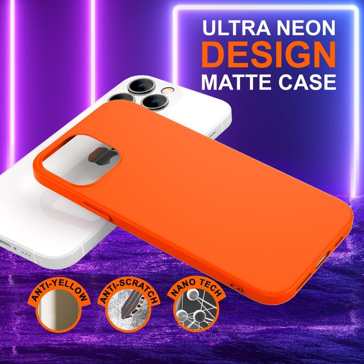 Productafbeelding Nalia Neon Silicone Hoesje (Apple iPhone 14 Pro Max)