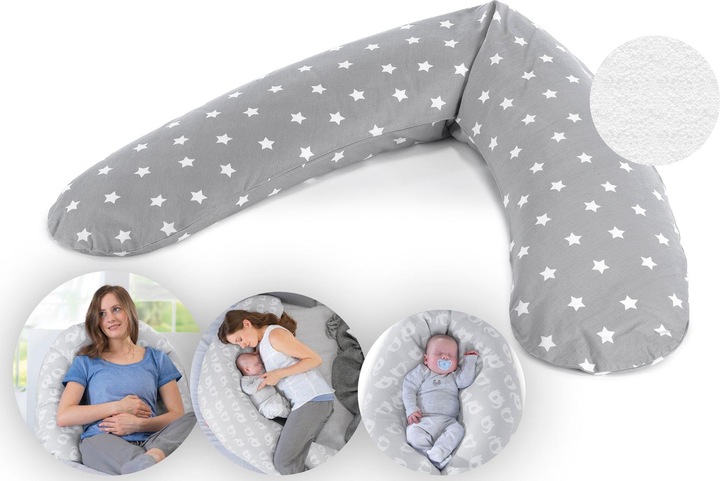 Produktbild Theraline Stillkissen "Das Komfort" mit Microperlenfüllung inkl. Bezug 180 cm (34 cm)