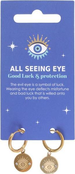 Actual product image Something Different All Seeing Eye Earrings (100% synthetic material)