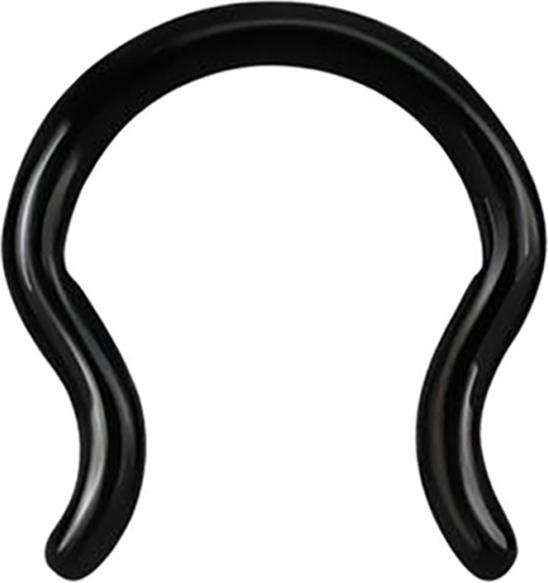 Image du produit Star Piercing Anneau septum noir (sans laiton, Acier chirurgical 316L)
