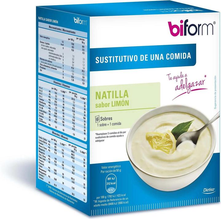 Produktbild Bio Partner Dietisa Lemon Custard Biform 6 Portionen (Körpercreme)