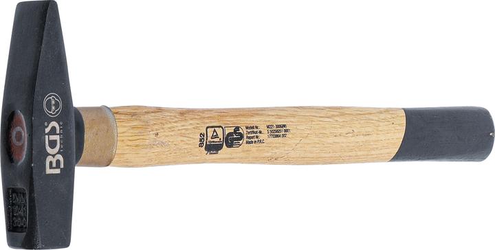 Produktbild BGS Schlosserhammer Holz-Stiel DIN 1041 300 g (470 g)