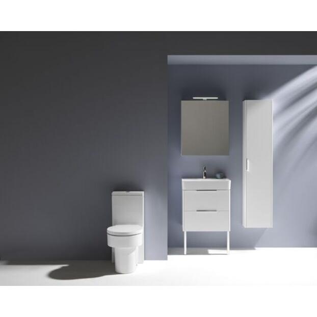 Thumbnail - Laufen, Badezimmerschrank, Hochschrank BASE FÜR PRO S 1650x350x185mm Scharn. links Ulme dunkel (350 x 185 x 1650 mm)