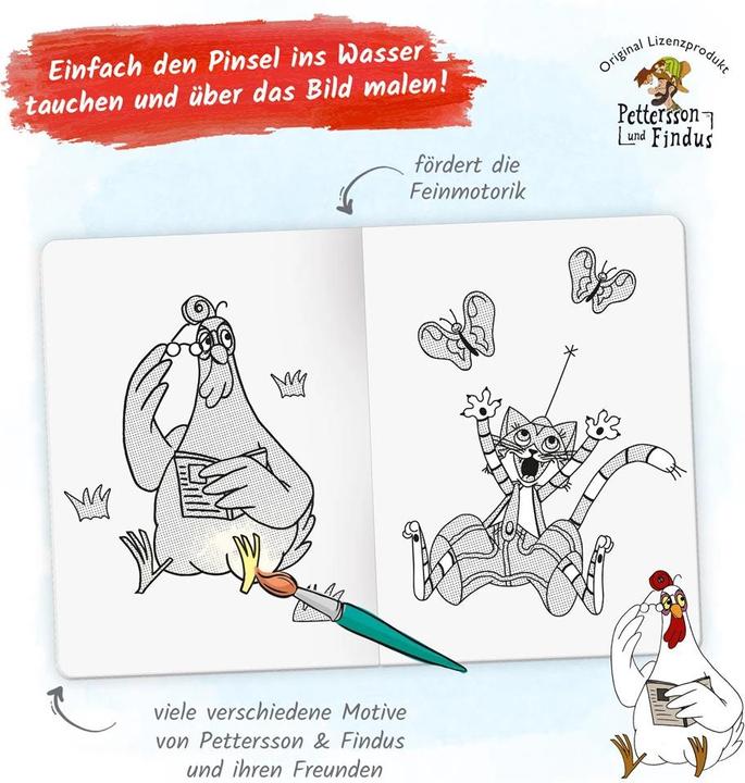 Produktbild Pettersson & Findus Zaubermalbuch