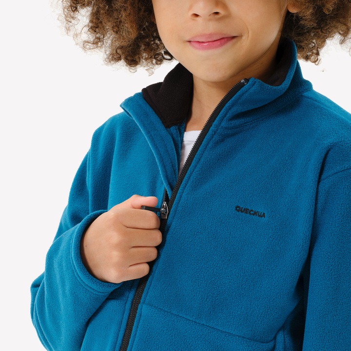 Actual product image Quechua Kids fleece jacket size 122-170 Hiking - MH500 Zip TW (14, 15, 16)