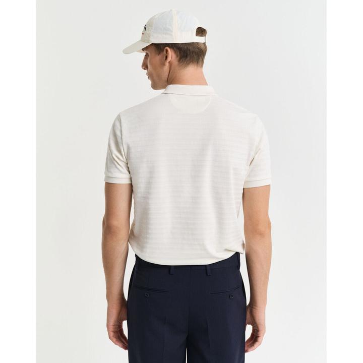 Actual product image GANT Textured striped polo (XL)