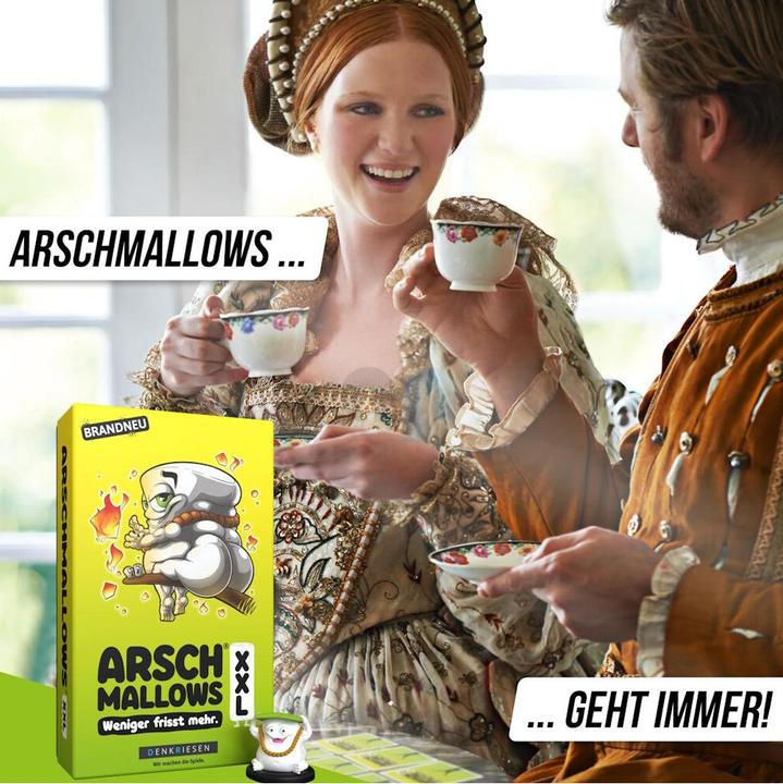 Produktbild Denkriesen Arschmallows® - "Weniger Frisst Mehr" XXL (Deutsch)