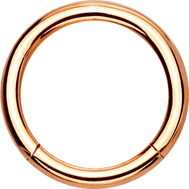 Produktbild Star Piercing Micro Segmentring klappbar rosegold (Titan, ohne Messing)
