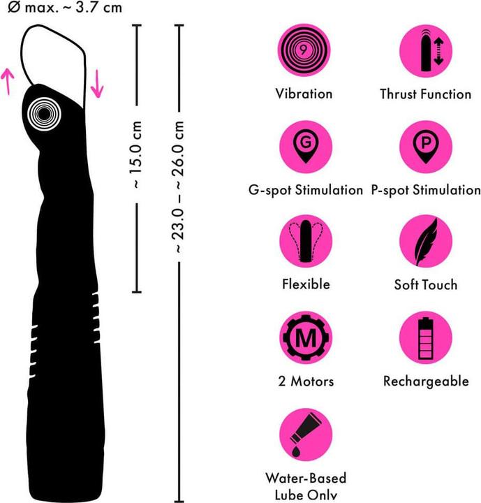 Produktbild Couples Choice G and P-Spot Thrusting Vibrator