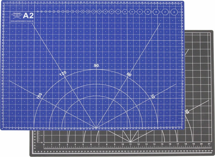 Produktbild Snyderline Schneidematte A2 blau schwarz (45 x 60 cm)