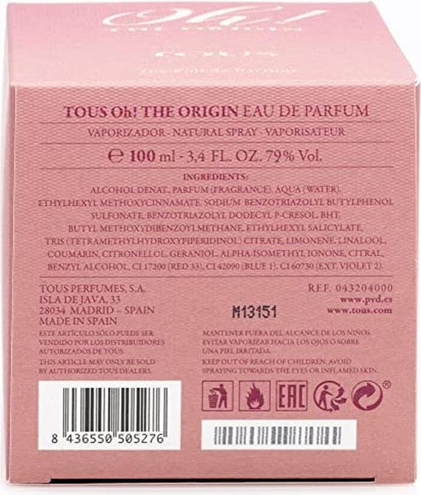 Immagine prodotto Tous Oh The Origin by Eau de Parfum Spray 100 ml (Eau de parfum, 100 ml)