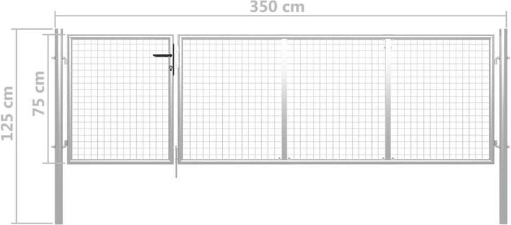 Produktbild vidaXL Gartentor