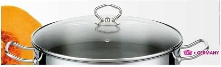Actual product image GSW Jumbo pot PROFI 30 cm - 17 litres INDUCTION (Pot, Stainless steel, 30 x 24 cm)
