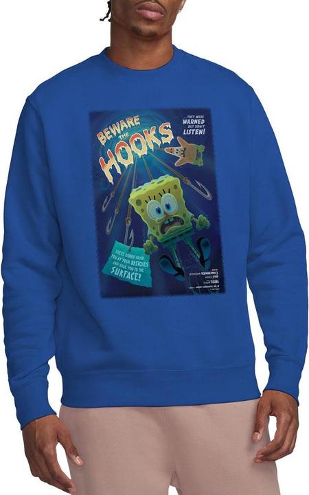 Immagine prodotto Spongebob Squarepants Beware The Hooks Felpa Adulto Unisex (XL)