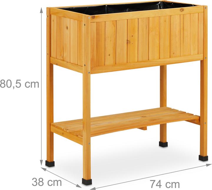 Actual product image Relaxdays Hochbeet