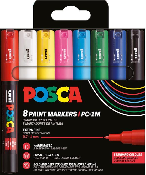 Produktbild Posca Marker UNI PC-1MC 8er Set (8x)