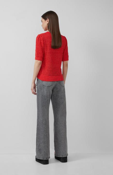 Image du produit S.Oliver Strickpullover Kurzarmpullover aus Effektgarn (M)