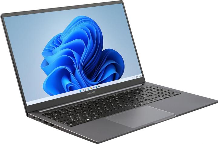 Actual product image Samsung Galaxy Book4 grey 39.6cm (15.6 ) Ci7 16GB 512GB (15.60", Intel Core i7-1355U, 16 GB, 512 GB, DE)