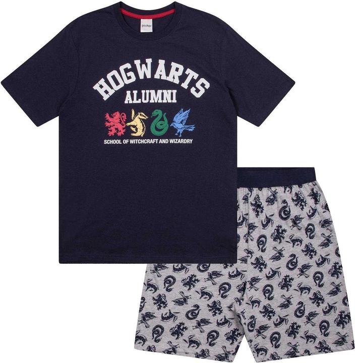 Actual product image Boys Hogwarts Alumni Short Pyjama Set (110)
