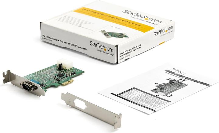 Immagine prodotto StarTech 1 Porta Rs232 Scheda Pcie Seriale