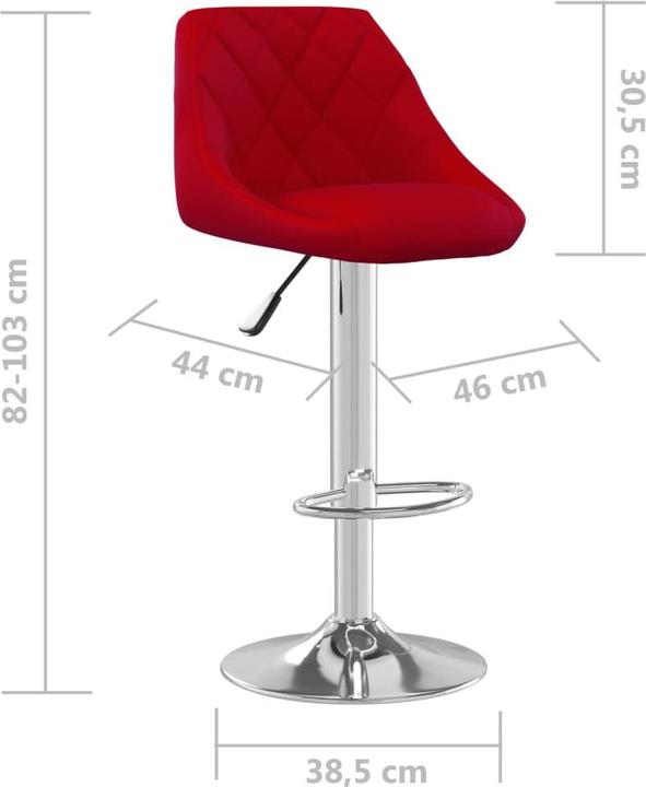 Produktbild vidaXL Barhocker