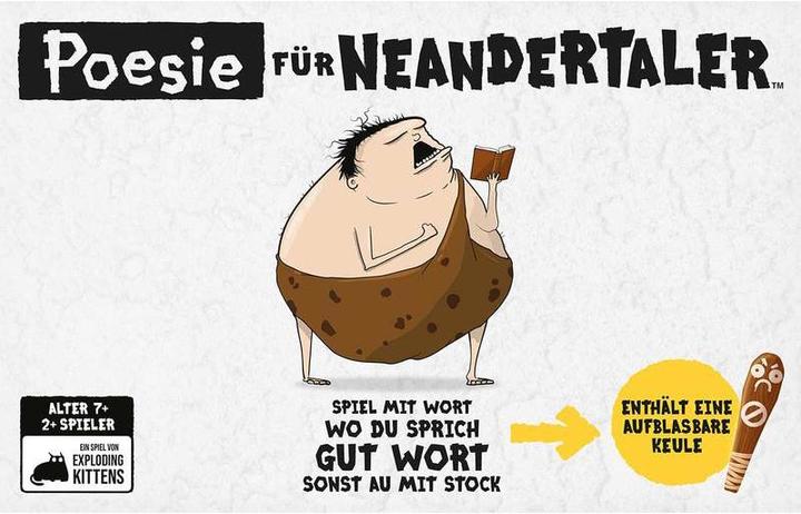 Image du produit Asmodée De la poésie pour les néandertaliens (Allemand)