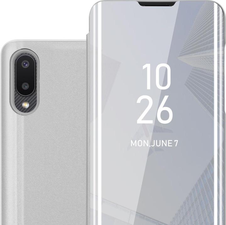 Immagine prodotto Cadorabo Copertina per specchietto retrovisore Smart View a libro (Samsung Galaxy M02, Samsung Galaxy A02)