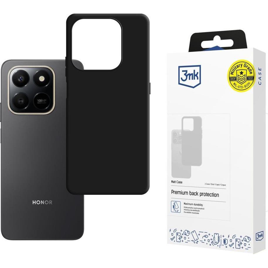 3MK ochranný kryt Matt Case pro Honor X7D (Honor X7), Cover smartphone, Nero