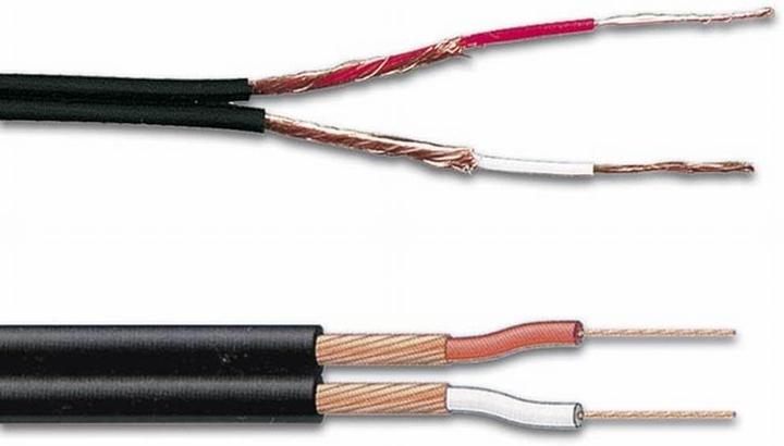 Cables GESCHIRMTES AUDIOKABEL 2 x 0.25mm² SCHWARZ (100 m)