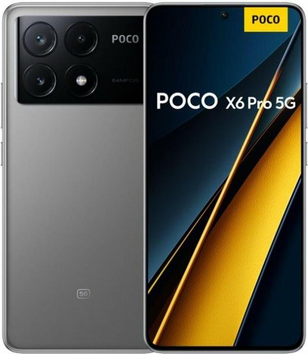 Xiaomi Poco X6 Pro (256 GB, Grigio, Nero, 6.67", Doppia SIM, 5G)