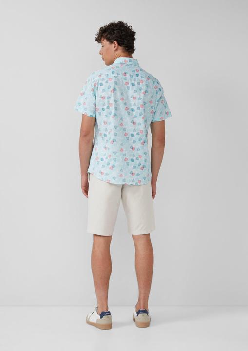 Immagine prodotto s.Oliver Hemd Slim: Kurzarmhemd mit Kentkragen (S)