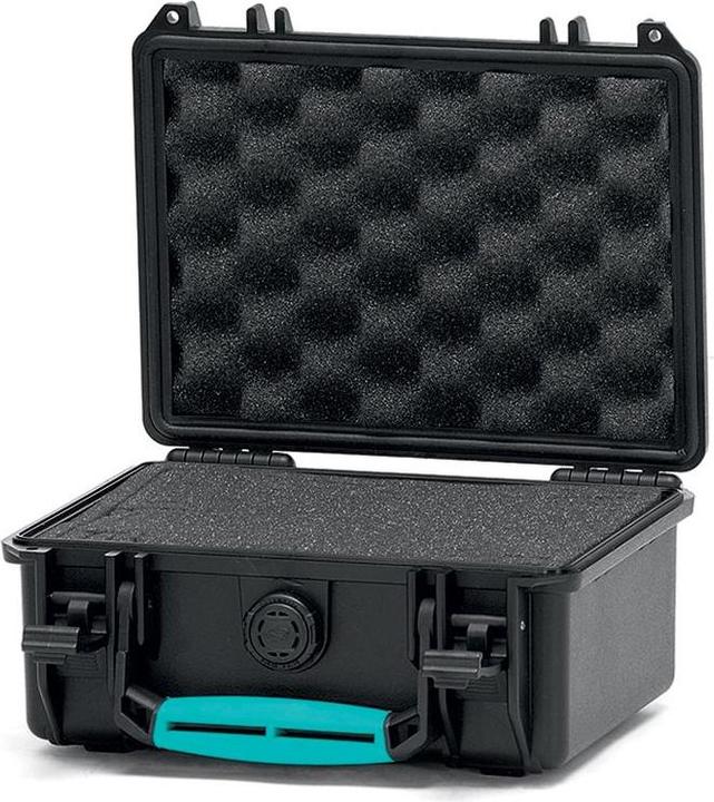 Produktbild HPRC 2100 Koffer mit Schaumstoff,schwarz/blau mit Schaumstoffeinlage (Fotokoffer, 21 l)