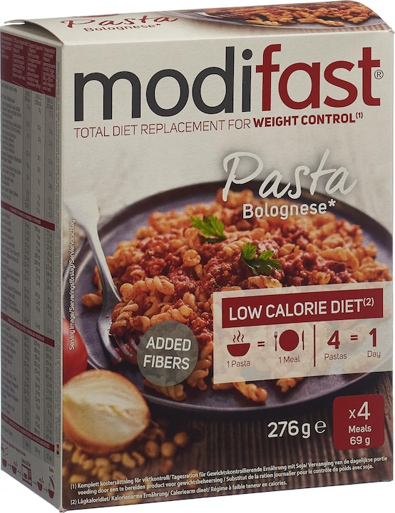 Actual product image Modifast Pasta Bolognese (4 Piece, Beutel, 314 g)