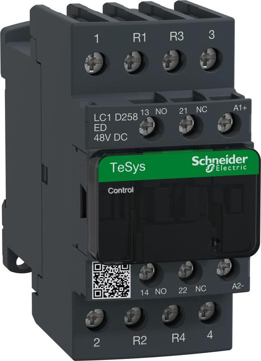 Actual product image Schneider Electric 4 pole,2NO+2NC Contactor,40A,48Vdc,AC-1