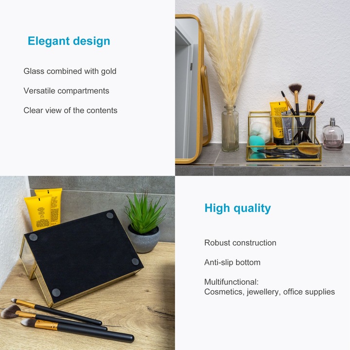 Actual product image Intirilife Make Up Organizer