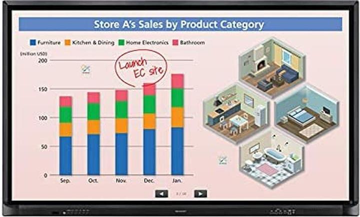 Actual product image Sharp PN70HC1E (3840 x 2160 Pixels, 70")