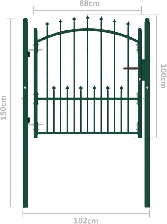 Produktbild vidaXL Gartentor