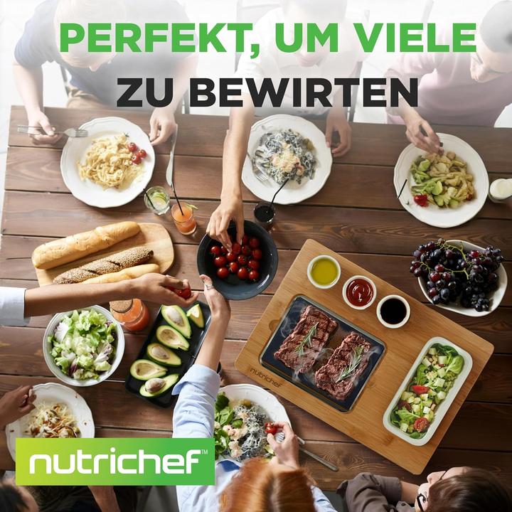 Image du produit Nutrichef Heisser Stein Tischgrill-Set
